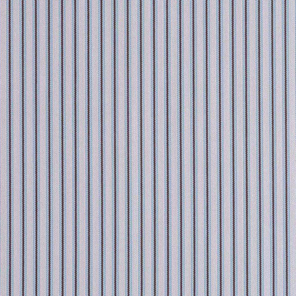 Mid-weight Organic Cotton, Ticking Aqua Brown