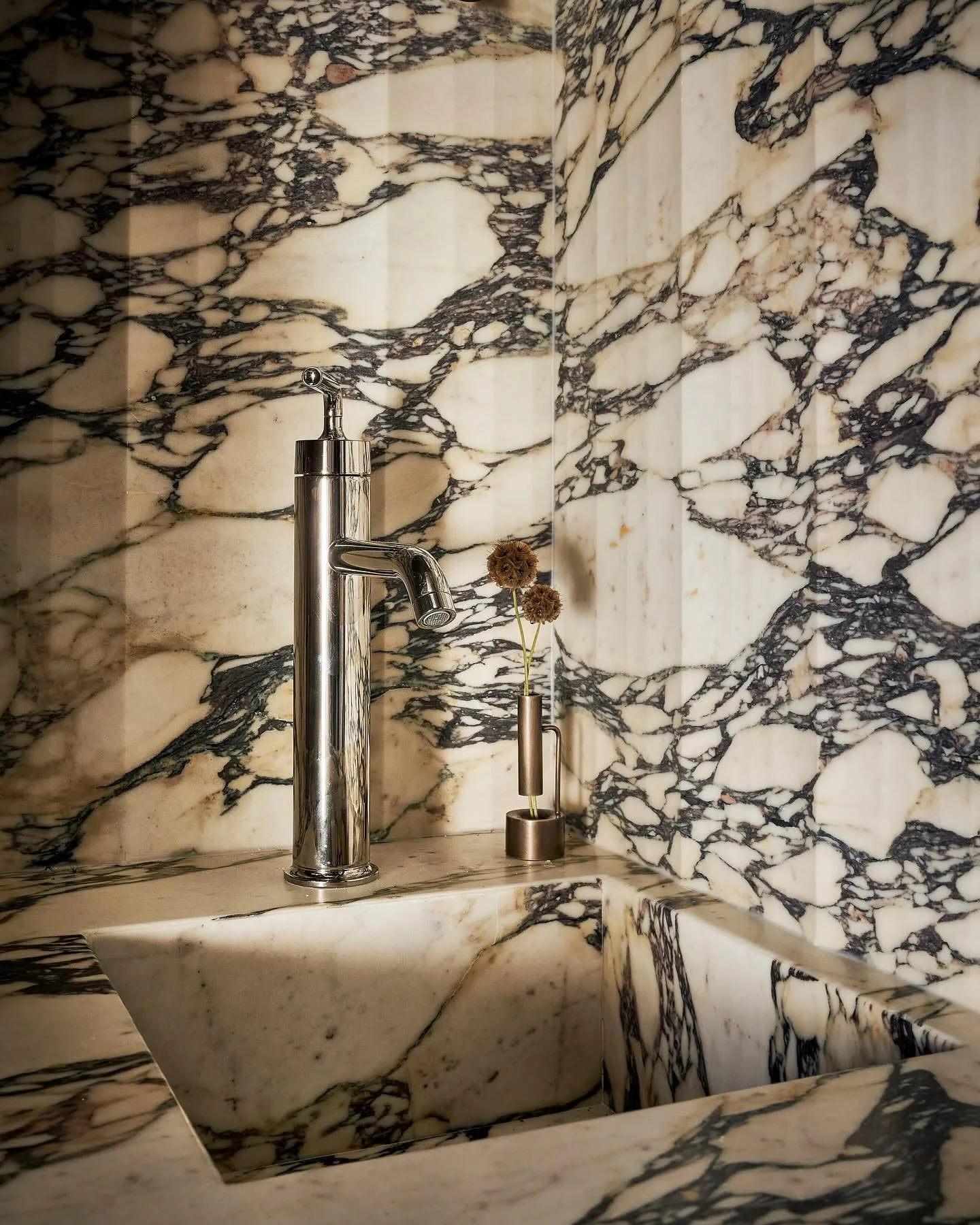 Plisse Marble Wallcovering
