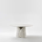 Petalo Round Table - Palissandro Argento