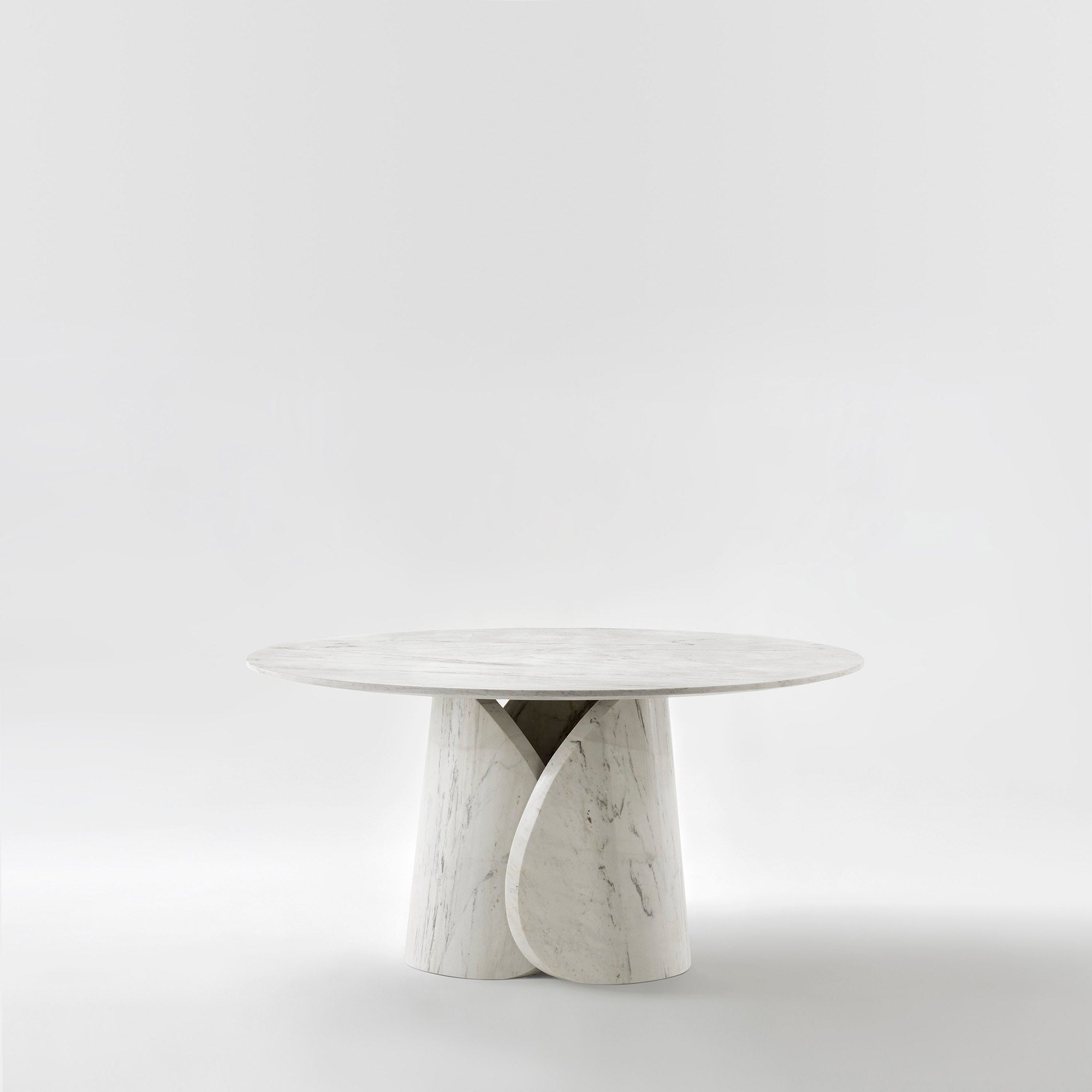 Petalo Round Table - Palissandro Argento