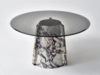 Elitra Round Table - Calacatta Viola