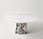 Elitra Round Table - Calacatta Viola