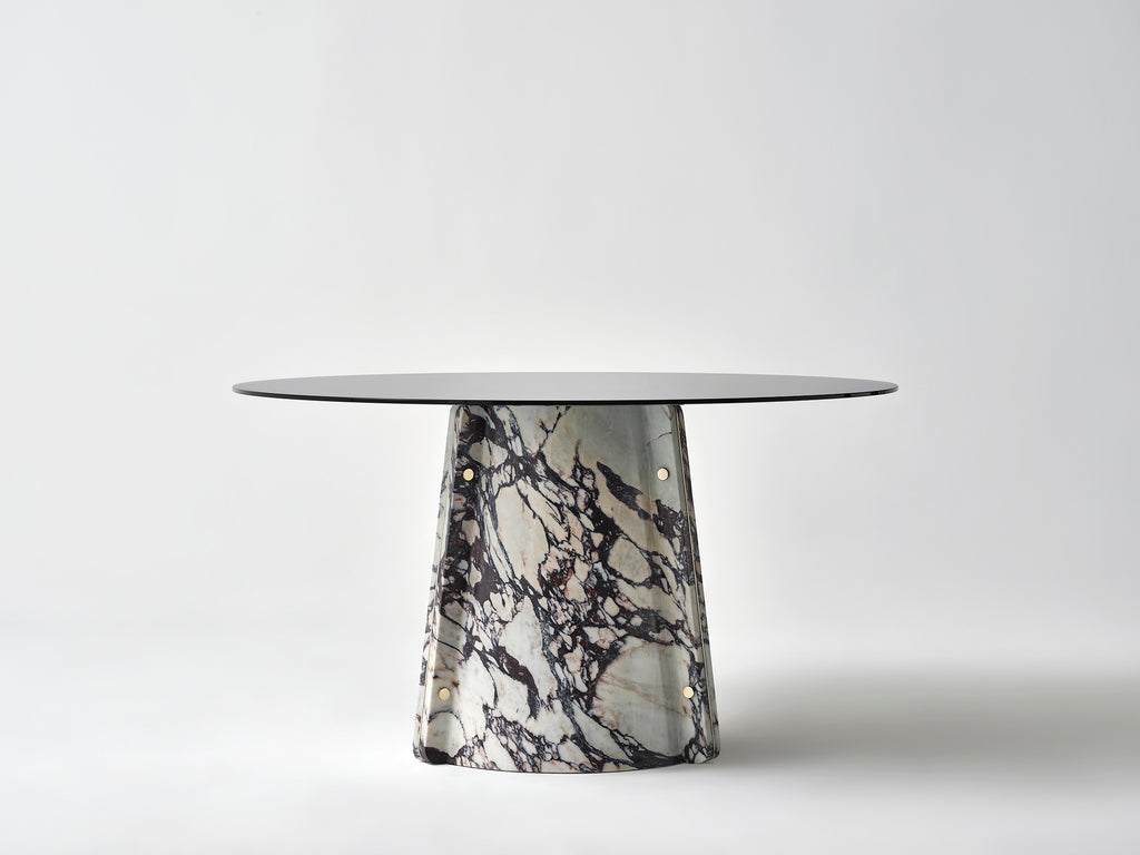 Elitra Round Table - Calacatta Viola