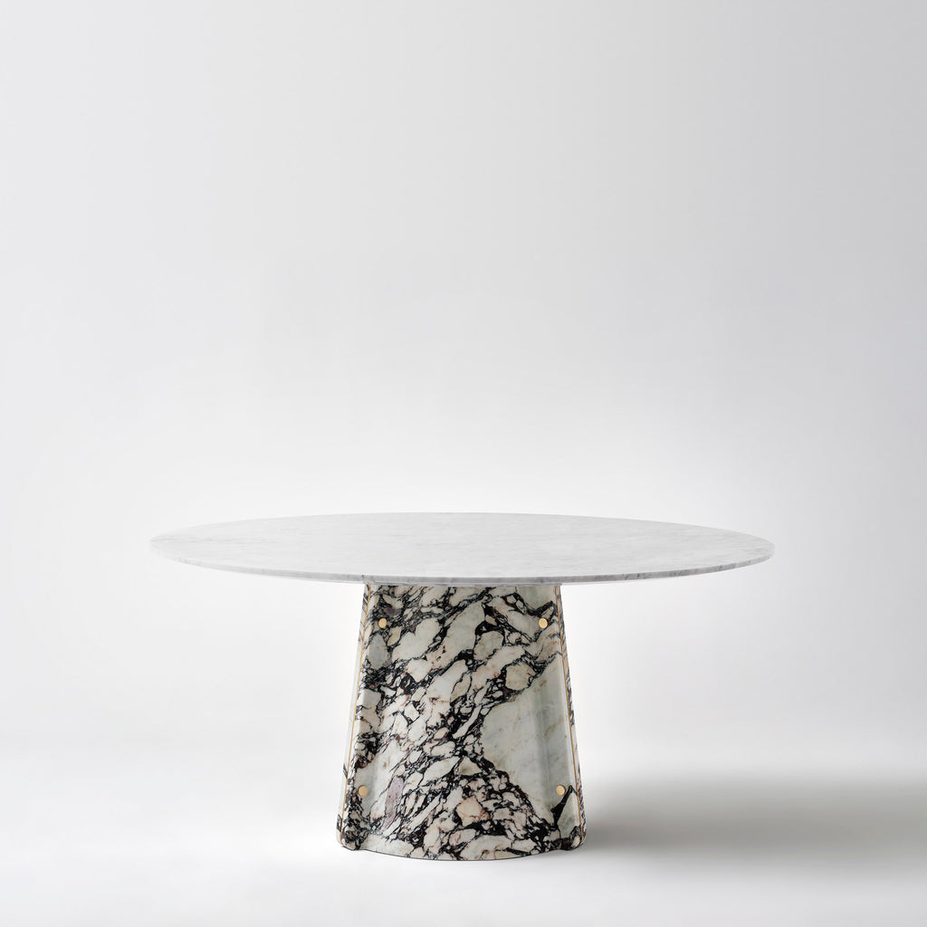 Elitra Round Table - Calacatta Viola