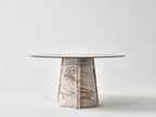 Elitra Round Table - Palissandro Brown