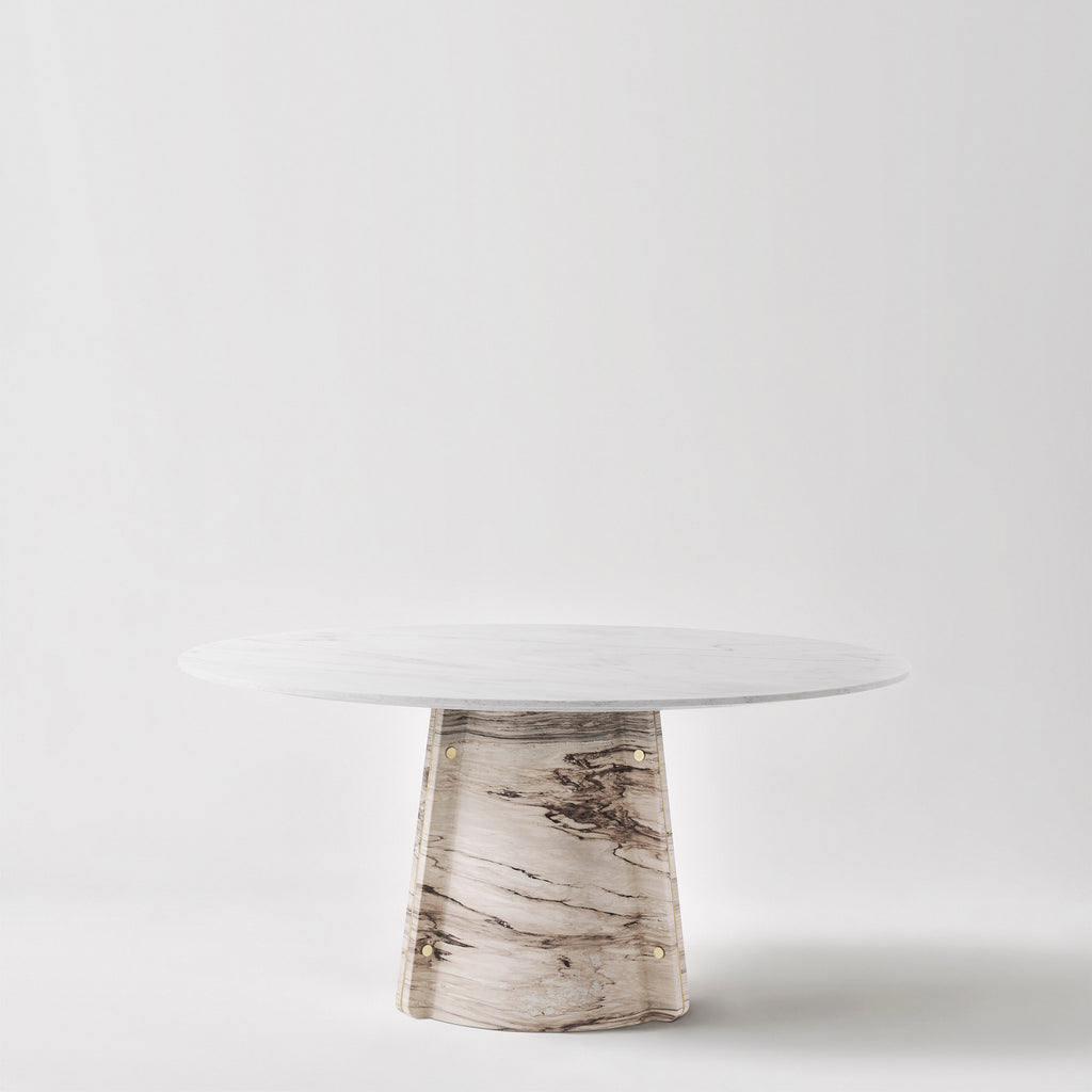 Elitra Round Table - Palissandro Brown