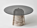 Elitra Round Table - Palissandro Brown