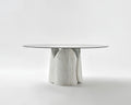Petalo Round Table - Palissandro Argento