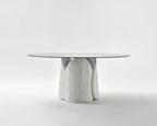 Petalo Round Table - Palissandro Argento