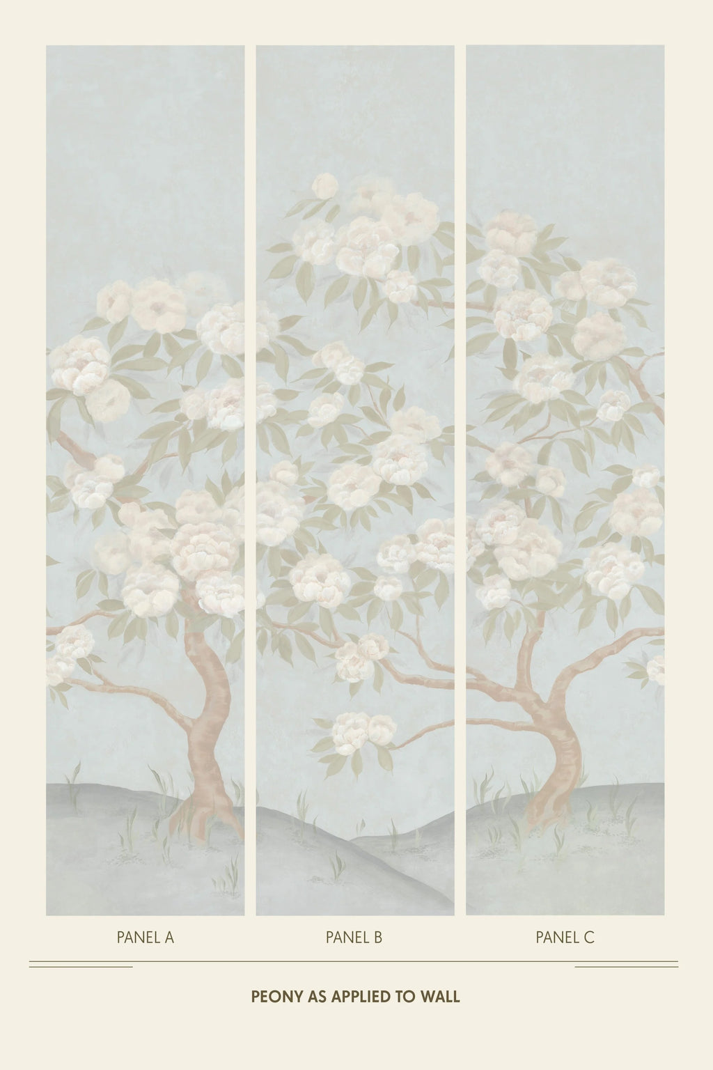 Peony Wallpaper - Misty Moor