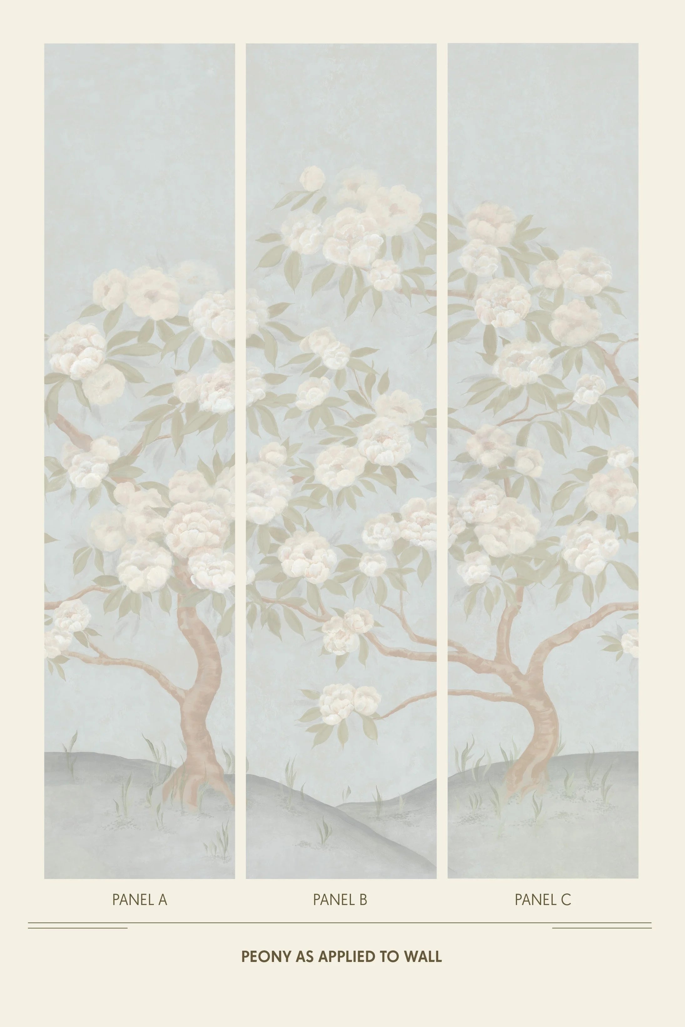 Peony Wallpaper - Misty Moor