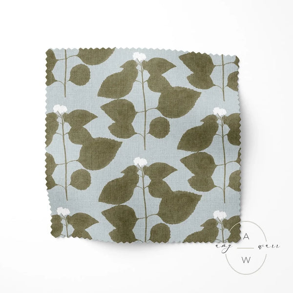 VERBENA — Watercolor Botanical Block Print