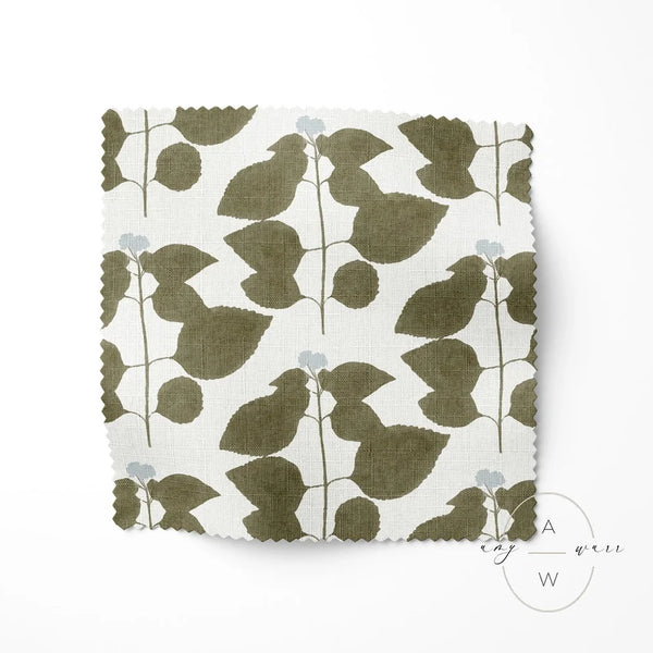VERBENA — Watercolor Botanical Block Print