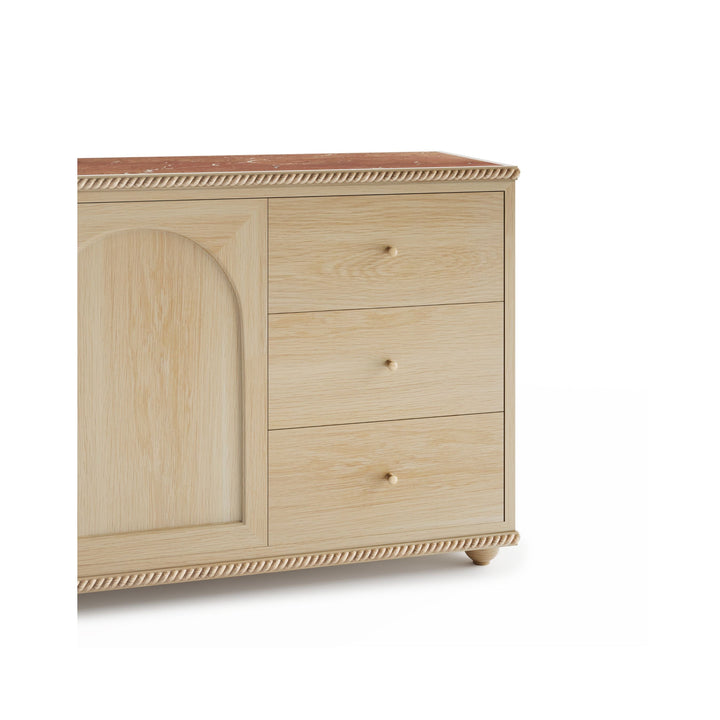 Rey Credenza with Marble