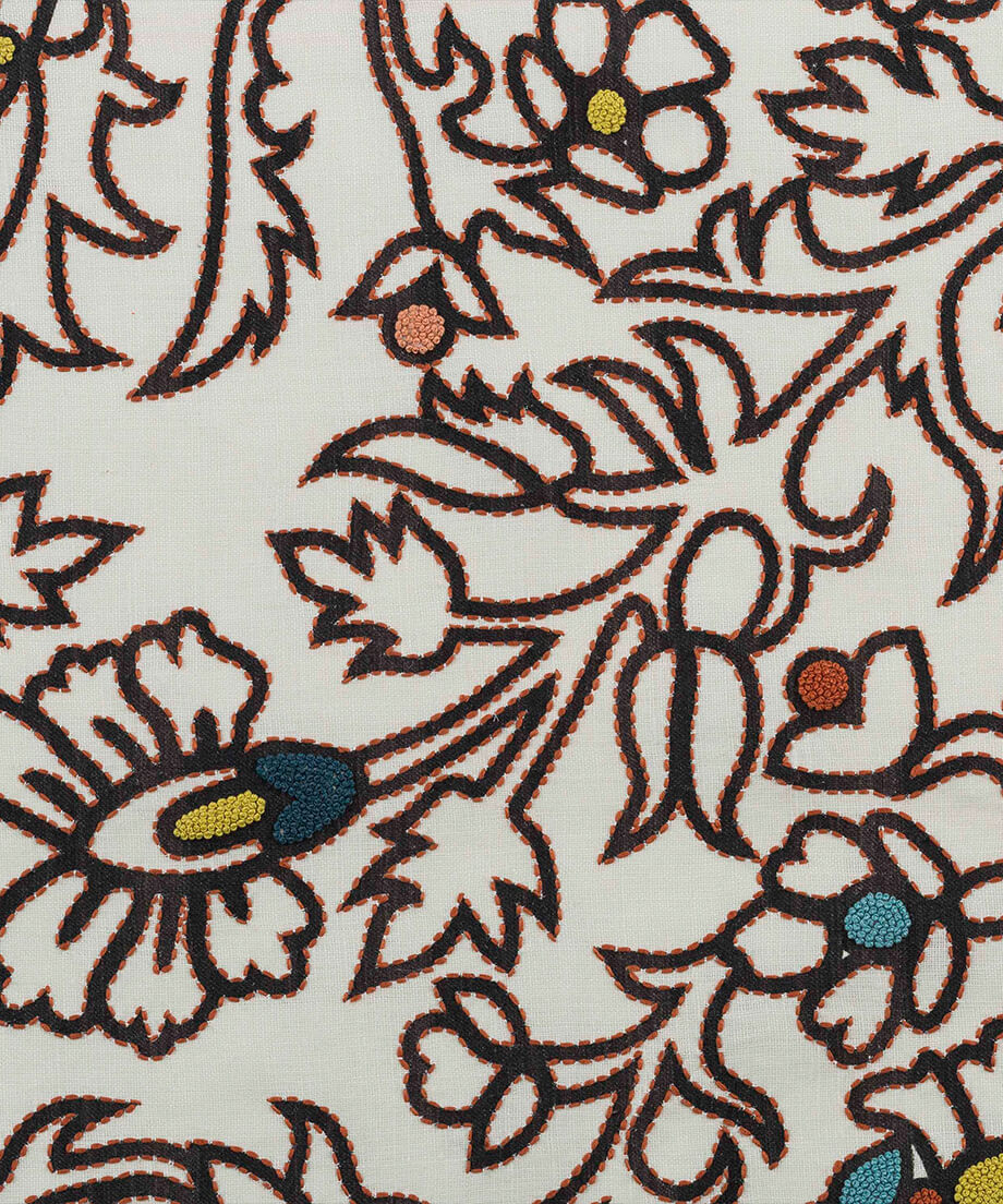 Embroidered Crazy Paisley