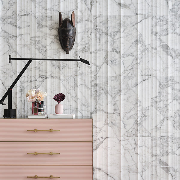 Plisse Marble Wallcovering