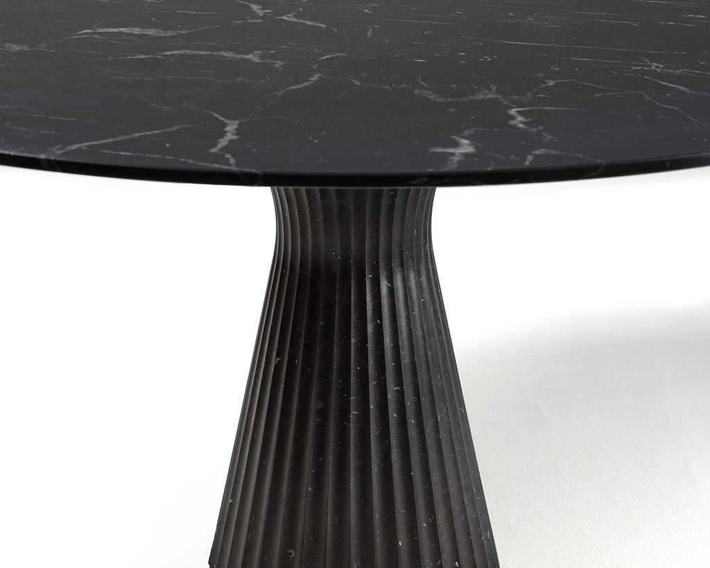 Odette Round Table - Nero Marquina