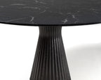 Odette Round Table - Nero Marquina