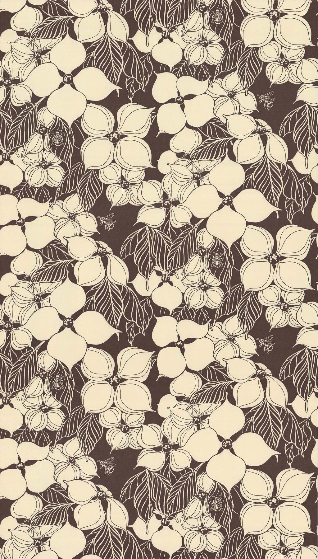 Dogwood Wallpaper - Mahogany